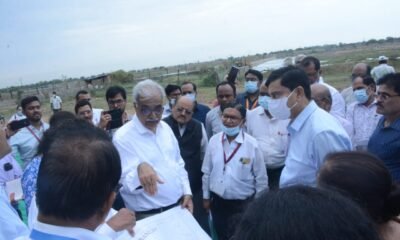 महानदी जल विवाद अधिकरण और संयुक्त दल ने किया शिवरीनारायण बैराज और तालदेवरी एनीकट का अवलोकन .. Kshiti Technologies