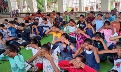 सरस्वती शिशु मंदिर में निःशुल्क इंग्लिश क्लास के साथ योगासन, प्राणायाम की मासिक शिविर का हुआ शुभारंभ .. Kshiti Technologies