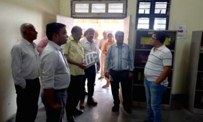 प्रस्तावित मतगणना स्थल और स्ट्रांग रूम का कलेक्टर ने किया निरीक्षण .. Kshiti Technologies