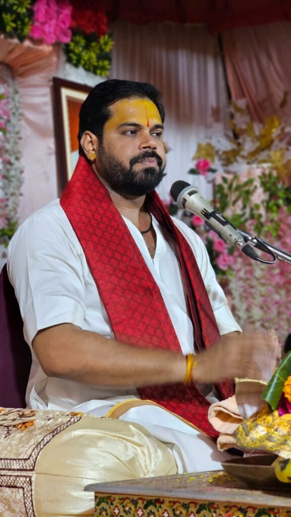 पाण्डेय परिवार द्वारा आयोजित श्रीमद् भागवत कथा के चतुर्थ दिवस वामनप्रसंग, कृष्ण जन्म के साथ हुआ संपन्न .. Kshiti Technologies