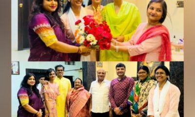 कोरबा सांसद ज्योत्सना महंत अपने परिवार के साथ पहुंची विधायक प्रतिनिधि नरेश गेवाडीन के निवास पर ... Kshiti Technologies