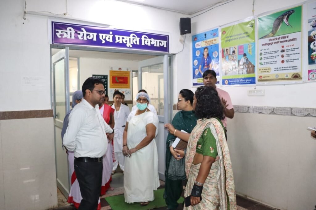 कलेक्टर नूपुर राशि पन्ना नगर के 50 बिस्तर मातृ शिशु अस्पताल का किया औचक निरीक्षण .. Kshiti Technologies कलेक्टर नूपुर राशि पन्ना नगर के 50 बिस्तर मातृ शिशु अस्पताल का किया औचक निरीक्षण .. Kshiti Technologies