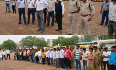 पुलिस लाइन सक्ती में स्कूल बसों के फिटनेस परीक्षण हेतु विशाल शिविर आयोजित .. Kshiti Technologies