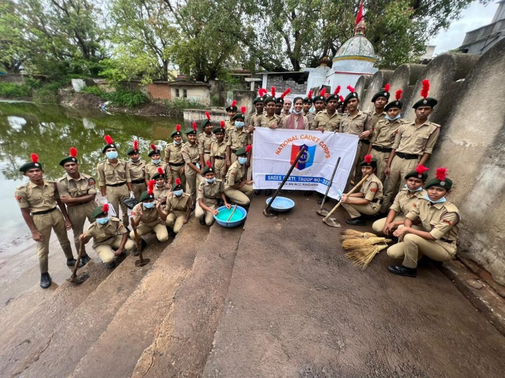 एनसीसी कैडेट्स के माध्यम से नगर के तालाबों के निस्तारी घाटों की की गई सफ़ाई .. Kshiti Technologies एनसीसी कैडेट्स के माध्यम से नगर के तालाबों के निस्तारी घाटों की की गई सफ़ाई .. Kshiti Technologies