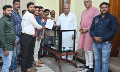 मुख्यमंत्री भूपेश बघेल से छत्तीसगढ़ प्रदेश स्वास्थ्य कर्मचारी संघ के प्रतिनिधिमंडल ने की मुलाकात .. Kshiti Technologies