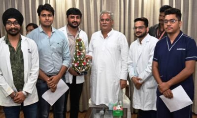 मुख्यमंत्री से जूनियर डॉक्टर्स एसोसिएशन के प्रतिनिधिमंडल ने सौजन्य मुलाकात की .. Kshiti Technologies