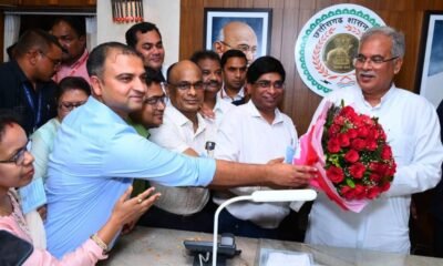 मुख्यमंत्री भूपेश बघेल का छत्तीसगढ़ जनसम्पर्क अधिकारी संघ ने जताया आभार .. Kshiti Technologies