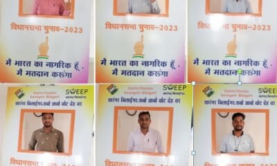 कर्मचारियों ने सेल्फी जोन में कहा-मैं मतदान करूंगा .. Kshiti Technologies