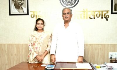 मुख्यमंत्री से राज्यगीत के रचयिता डॉ. नरेन्द्र वर्मा पर शोध करने वाली पहली शोधार्थी चन्दन बाला ने की सौजन्य मुलाकात .. Kshiti Technologies