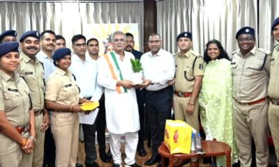 मुख्यमंत्री भूपेश बघेल से छत्तीसगढ़ स्टेट पुलिस ऑफिसर्स एसोसिएशन के सदस्यों ने की सौजन्य मुलाकात .. Kshiti Technologies