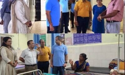 स्वास्थ्य विभाग के सचिव सिद्धार्थ कोमल परदेशी ने चिकित्सालय का किया आकस्मिक निरीक्षण .. Kshiti Technologies