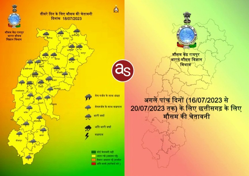 जिले में भारी बारिश की चेतावनी , कलेक्टर ने सभी विभागों को अलर्ट पे रखा .. Kshiti Technologies जिले में भारी बारिश की चेतावनी , कलेक्टर ने सभी विभागों को अलर्ट पे रखा .. Kshiti Technologies