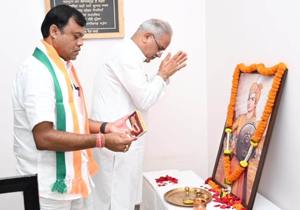 मुख्यमंत्री ने वीरांगना अवंतीबाई की जयंती पर उन्हें नमन किया .. Kshiti Technologies मुख्यमंत्री ने वीरांगना अवंतीबाई की जयंती पर उन्हें नमन किया .. Kshiti Technologies