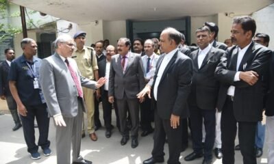 छत्तीसगढ़ उच्च न्यायालय के मुख्य न्यायाधीश रमेश सिन्हा ने सरगुजा जिला न्यायालय का किया निरीक्षण .. Kshiti Technologies