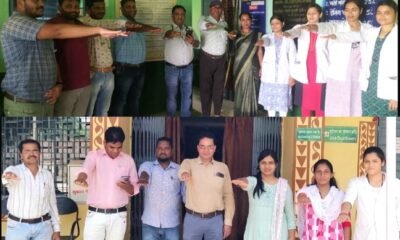 जिले के सभी स्वास्थ्य केंद्रों में डॉक्टर और उनके स्वास्थ्य कर्मियों द्वारा सामूहिक रूप से सभी को मतदान करने की शपथ दिलाई .. Kshiti Technologies