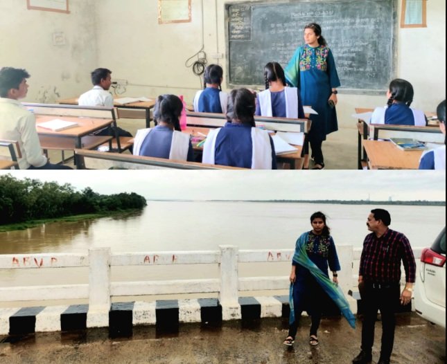 ग्राम गुड़ेली और साल्हेओना स्थित शासकीय विद्यालयों का कलेक्टर डॉ. फरिहा आलम सिद्दीकी ने किया निरीक्षण .. Kshiti Technologies