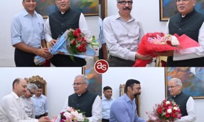 मुख्यमंत्री भूपेश बघेल को आज उनके जन्मदिवस के अवसर पर मुख्यसचिव, डीजीपी, अपर मुख्य सचिव सहित तमाम अधिकारियों ने बधाई एवं शुभकामनाएं दी .. Kshiti Technologies