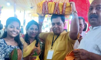 श्रीराम जानकी मंदिर में भव्य कलशयात्रा से श्रीमद्भागवत कथा शुरु .. Kshiti Technologies