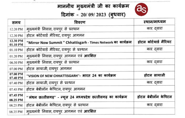 मुख्यमंत्री भूपेश बघेल 20 सितम्बर को राजधानी रायपुर में अनेक कार्यक्रमों में होंगे शामिल .. Kshiti Technologies मुख्यमंत्री भूपेश बघेल 20 सितम्बर को राजधानी रायपुर में अनेक कार्यक्रमों में होंगे शामिल .. Kshiti Technologies