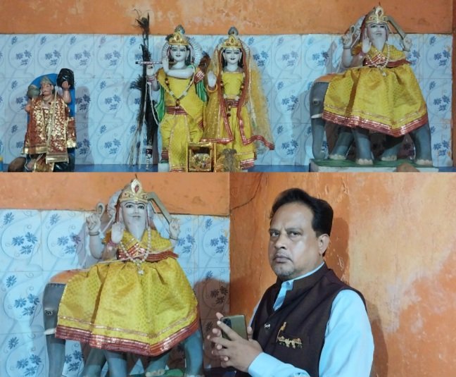 राधा कृष्ण मंदिर ऑफिसर कॉलोनी में अंचल के एकमात्र प्राण प्रतिष्ठित भगवान विश्वकर्मा की मूर्ति का पूजन किया गया .. Kshiti Technologies राधा कृष्ण मंदिर ऑफिसर कॉलोनी में अंचल के एकमात्र प्राण प्रतिष्ठित भगवान विश्वकर्मा की मूर्ति का पूजन किया गया .. Kshiti Technologies