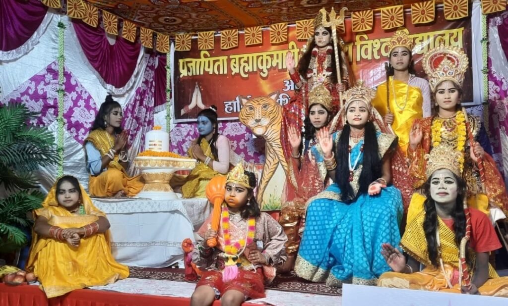 ब्रम्हाकुमारिज द्वारा विजयादशमी पर देवियों की मनोरम चैतन्य झांकी का भव्य प्रदर्शन .. Kshiti Technologies ब्रम्हाकुमारिज द्वारा विजयादशमी पर देवियों की मनोरम चैतन्य झांकी का भव्य प्रदर्शन .. Kshiti Technologies