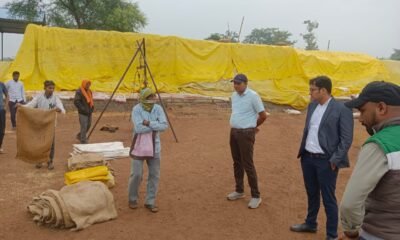 बेमौसम बारिश सेे धान को बचाने पुख्ता इंतजाम .. Kshiti Technologies