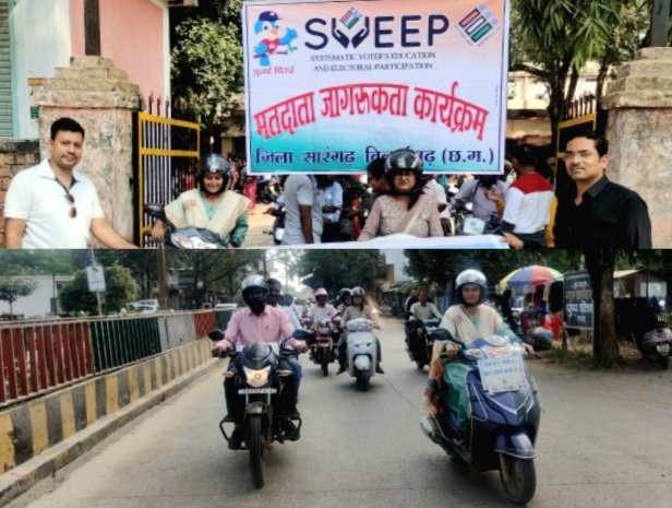 कलेक्टर डॉ. फरिहा आलम सिद्दीकी ने स्कूटी चलाकर बाईक रैली से मतदाता जागरूकता का संदेश दिया .. Kshiti Technologies कलेक्टर डॉ. फरिहा आलम सिद्दीकी ने स्कूटी चलाकर बाईक रैली से मतदाता जागरूकता का संदेश दिया .. Kshiti Technologies