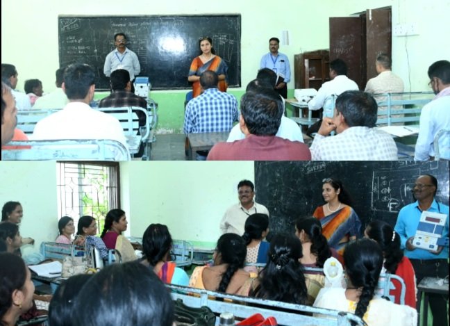 कलेक्टर डॉ फरिहा आलम सिद्दीकी ने किया मतदान दलों के प्रशिक्षण का निरीक्षण .. Kshiti Technologies कलेक्टर डॉ फरिहा आलम सिद्दीकी ने किया मतदान दलों के प्रशिक्षण का निरीक्षण .. Kshiti Technologies