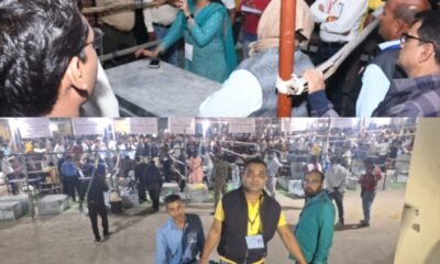 कलेक्टर डॉ. फरिहा आलम सिद्दीकी ने मतदान दल के ईवीएम मशीनों के संग्रहण व्यवस्था का जायजा लिया .. Kshiti Technologies