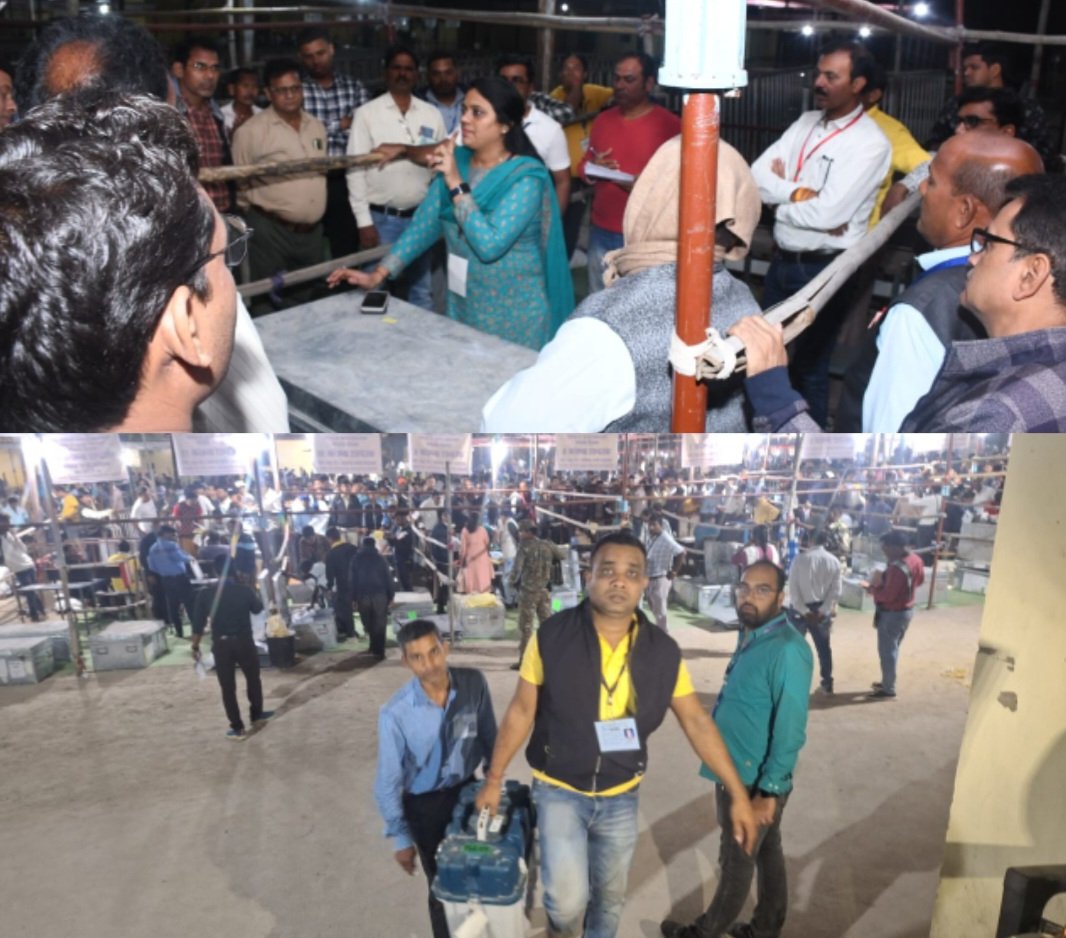 कलेक्टर डॉ. फरिहा आलम सिद्दीकी ने मतदान दल के ईवीएम मशीनों के संग्रहण व्यवस्था का जायजा लिया .. Kshiti Technologies कलेक्टर डॉ. फरिहा आलम सिद्दीकी ने मतदान दल के ईवीएम मशीनों के संग्रहण व्यवस्था का जायजा लिया .. Kshiti Technologies