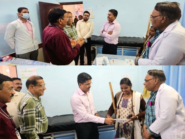 कलेक्टर ने जिला अस्पताल का किया औचक निरीक्षण .. Kshiti Technologies कलेक्टर ने जिला अस्पताल का किया औचक निरीक्षण .. Kshiti Technologies
