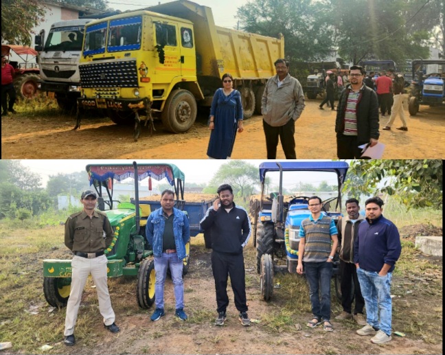 अवैध खनन व परिवहन के मामले में जिला प्रशासन द्वारा लगातार कार्रवाई जारी .. Kshiti Technologies अवैध खनन व परिवहन के मामले में जिला प्रशासन द्वारा लगातार कार्रवाई जारी .. Kshiti Technologies