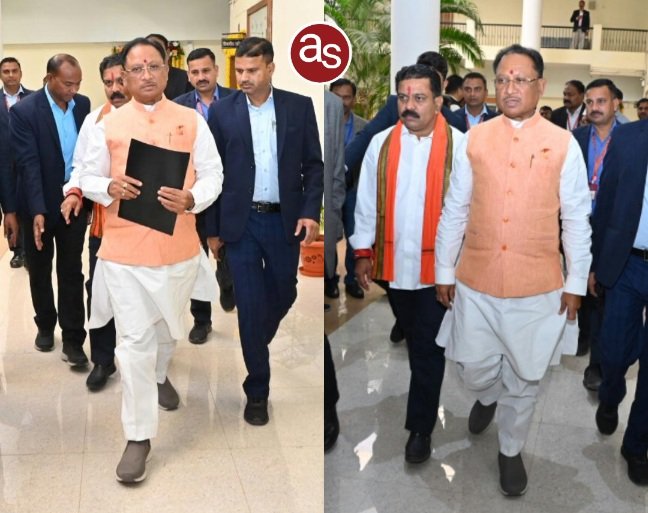 मुख्यमंत्री साय छठवीं विधानसभा के पहले सत्र में शामिल होने विधानसभा पहुंचे .. Kshiti Technologies मुख्यमंत्री साय छठवीं विधानसभा के पहले सत्र में शामिल होने विधानसभा पहुंचे .. Kshiti Technologies