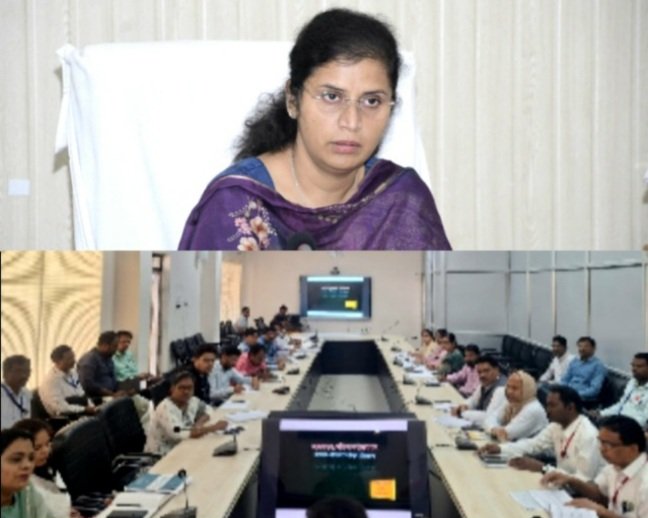 कलेक्टर डॉ. फरिहा आलम सिद्दीकी ने मतगणना व्यवस्था के संबंध में अधिकारियों की बैठक ली .. Kshiti Technologies