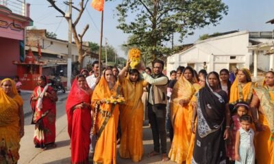 ग्राम मुक्ता में निकली अक्षत कलश यात्रा, लगे जय श्री राम के नारे .. Kshiti Technologies