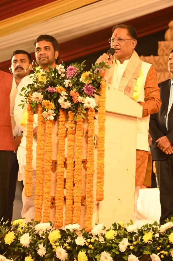 हमारे लिए यह खुशी की बात है कि छत्तीसगढ़ से भेजे चावल से श्री रामलला को लगाया गया भोग: मुख्यमंत्री साय .. Kshiti Technologies हमारे लिए यह खुशी की बात है कि छत्तीसगढ़ से भेजे चावल से श्री रामलला को लगाया गया भोग: मुख्यमंत्री साय .. Kshiti Technologies
