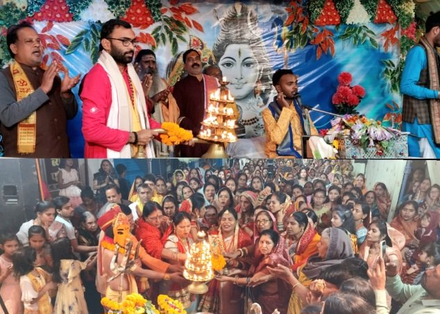 श्री शिव महा पुराण यज्ञ कथा के पंचम दिवस पर श्रोताओं ने भगवान भोलेनाथ परिवार की दिव्य कथा का किया रसपान .. Kshiti Technologies श्री शिव महा पुराण यज्ञ कथा के पंचम दिवस पर श्रोताओं ने भगवान भोलेनाथ परिवार की दिव्य कथा का किया रसपान .. Kshiti Technologies