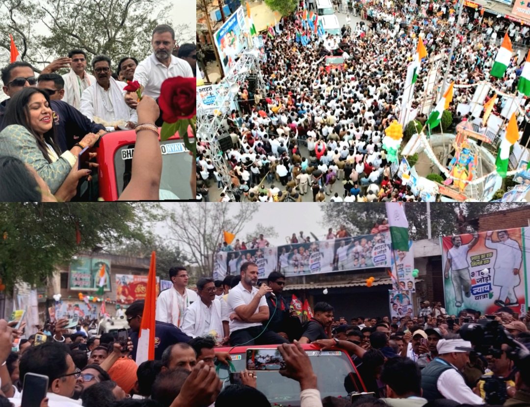 भारत जोड़ो न्याय यात्रा के तहत राहुल गांधी के सक्ती पहुंचने पर उमड़ा जन सैलाब .. Kshiti Technologies भारत जोड़ो न्याय यात्रा के तहत राहुल गांधी के सक्ती पहुंचने पर उमड़ा जन सैलाब .. Kshiti Technologies