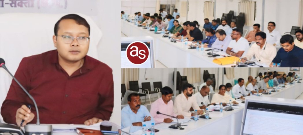 कलेक्टर ने ली साप्ताहिक समय सीमा की बैठक Kshiti Technologies