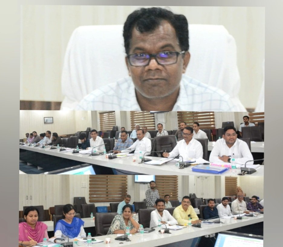 जिला पंचायत सभाकक्ष में निर्माण कार्यों की समीक्षा बैठक आयोजित .. Kshiti Technologies जिला पंचायत सभाकक्ष में निर्माण कार्यों की समीक्षा बैठक आयोजित .. Kshiti Technologies