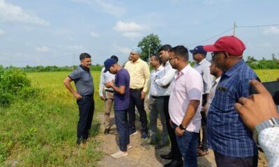 कलेक्टर पहुंचे खेत, डिजिटल क्रॉप सर्वे का लिया जायज़ा .. Kshiti Technologies