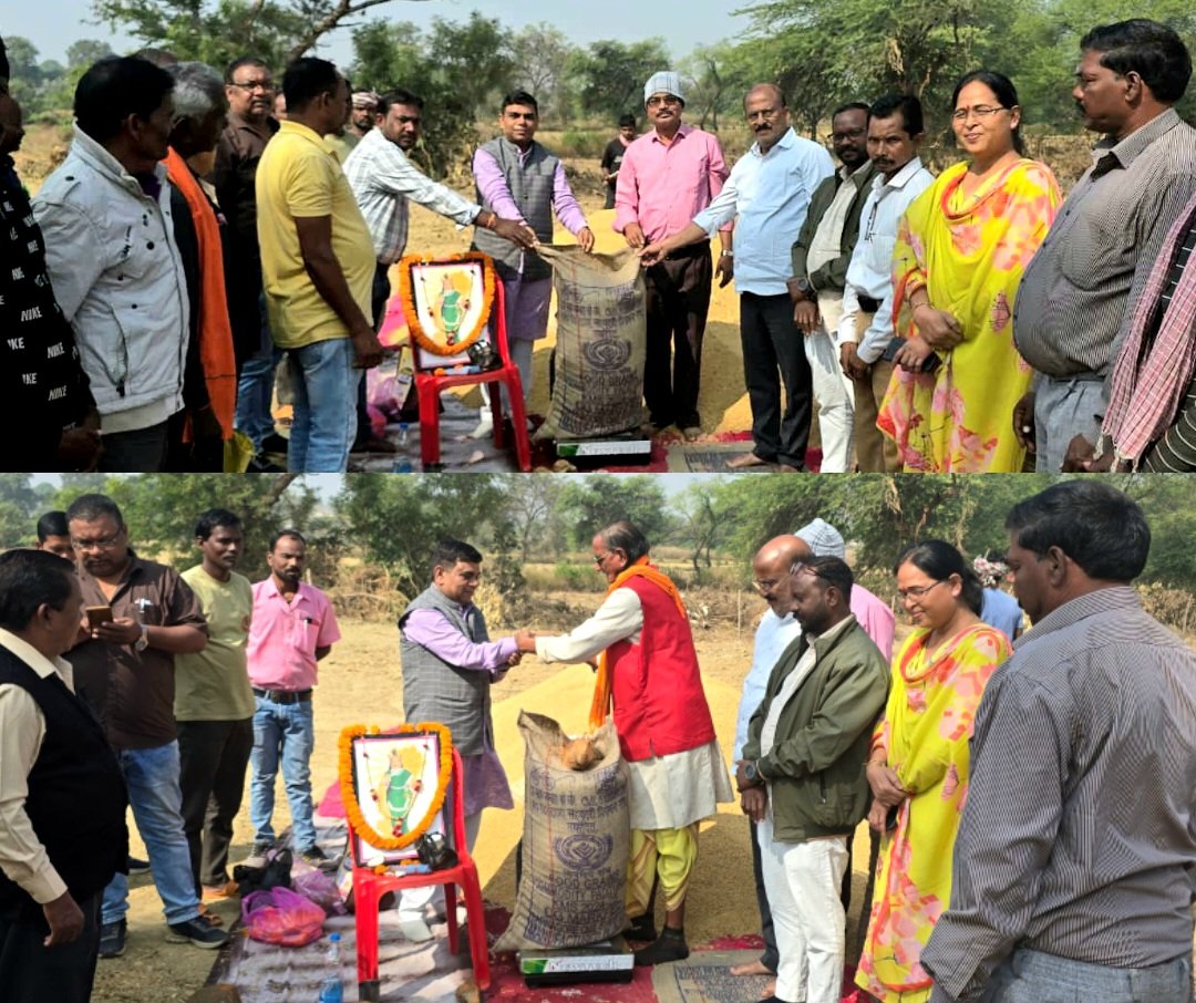 छत्तीसगढ़ महतारी की पूजा के साथ धान खरीदी केंद्र का हुआ शुभारंभ .. Kshiti Technologies छत्तीसगढ़ महतारी की पूजा के साथ धान खरीदी केंद्र का हुआ शुभारंभ .. Kshiti Technologies
