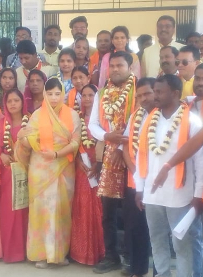 अड़भार नगर पंचायत चुनाव: भाजपा प्रत्याशियों ने किया नामांकन दाखिल .. Kshiti Technologies अड़भार नगर पंचायत चुनाव: भाजपा प्रत्याशियों ने किया नामांकन दाखिल .. Kshiti Technologies