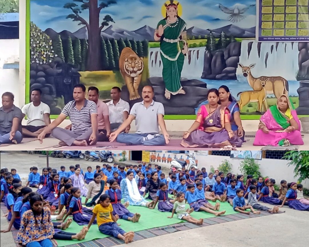 शासकीय पूर्व माध्यमिक विद्यालय केरीबंधा में हर्षोल्लास से मनाया गया अंतर्राष्ट्रीय योग दिवस .. Kshiti Technologies शासकीय पूर्व माध्यमिक विद्यालय केरीबंधा में हर्षोल्लास से मनाया गया अंतर्राष्ट्रीय योग दिवस .. Kshiti Technologies