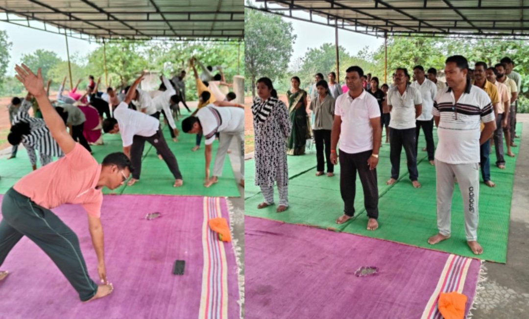 अंतर्राष्ट्रीय योग दिवस पर ग्राम उल्दा और तिऊर में हुआ योगाभ्यास .. Kshiti Technologies अंतर्राष्ट्रीय योग दिवस पर ग्राम उल्दा और तिऊर में हुआ योगाभ्यास .. Kshiti Technologies