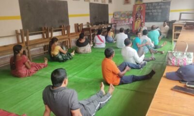 अंतर्राष्ट्रीय योग दिवस पर सरस्वती शिशु मंदिर पाली में उत्साहपूर्वक योगाभ्यास .. Kshiti Technologies