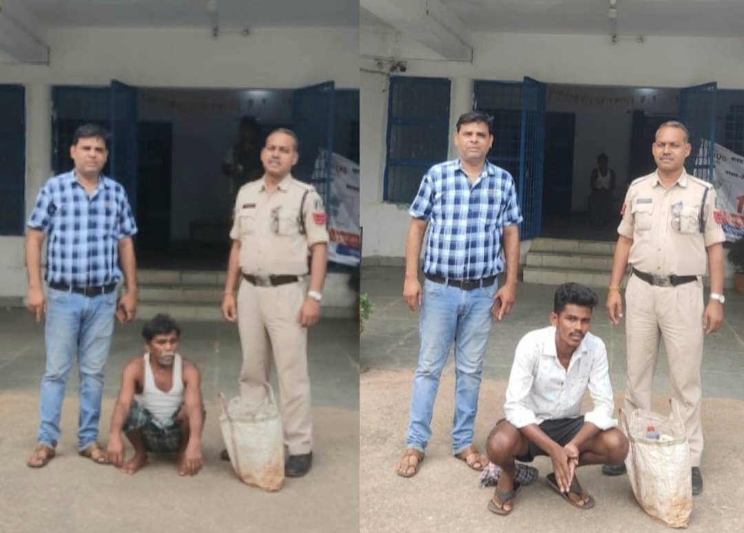 पुसौर और पूंजीपथरा क्षेत्र में अवैध शराब पर कार्रवाई, चार आरोपी गिरफ्तार, 26 लीटर महुआ शराब जब्त .. Kshiti Technologies पुसौर और पूंजीपथरा क्षेत्र में अवैध शराब पर कार्रवाई, चार आरोपी गिरफ्तार, 26 लीटर महुआ शराब जब्त .. Kshiti Technologies