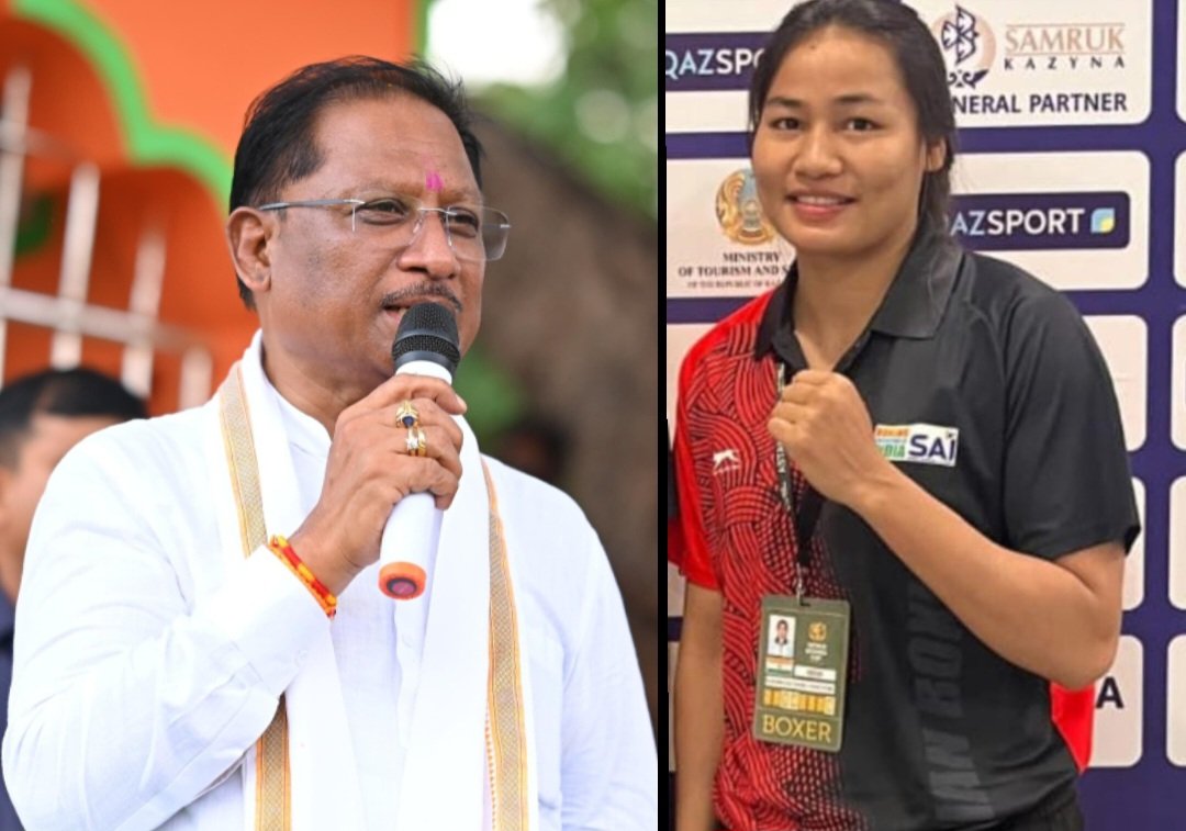 मुख्यमंत्री साय ने महिला बॉक्सर सना माचू को दी शुभकामनाएँ .. Kshiti Technologies