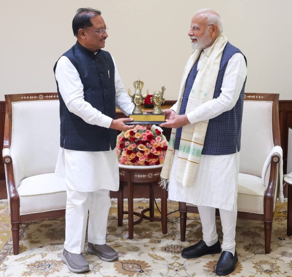 प्रधानमंत्री नरेंद्र मोदी से मिले मुख्यमंत्री विष्णुदेव साय – छत्तीसगढ़ के विकास को मिली नई रफ्तार .. Kshiti Technologies प्रधानमंत्री नरेंद्र मोदी से मिले मुख्यमंत्री विष्णुदेव साय – छत्तीसगढ़ के विकास को मिली नई रफ्तार .. Kshiti Technologies