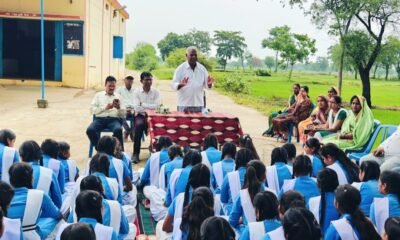 स्कूली बच्चों को बीमारी और उनके रोकथाम की जानकारी दी गई .. Kshiti Technologies